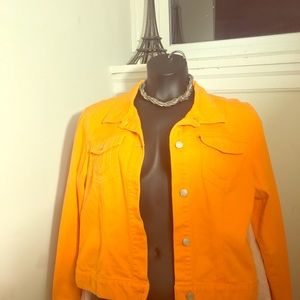 Orange Denim Jacket 🧡